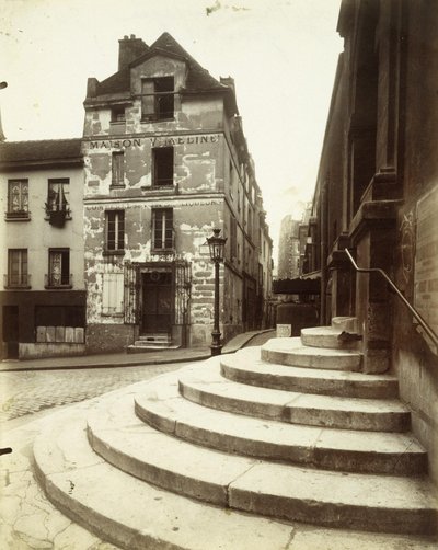 Rue de la Montagne-Sainte-Geneviève by Eugène Atget